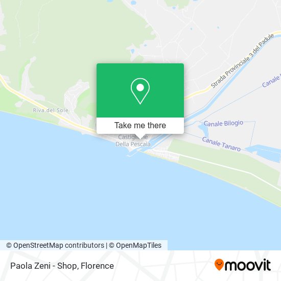 Paola Zeni - Shop map