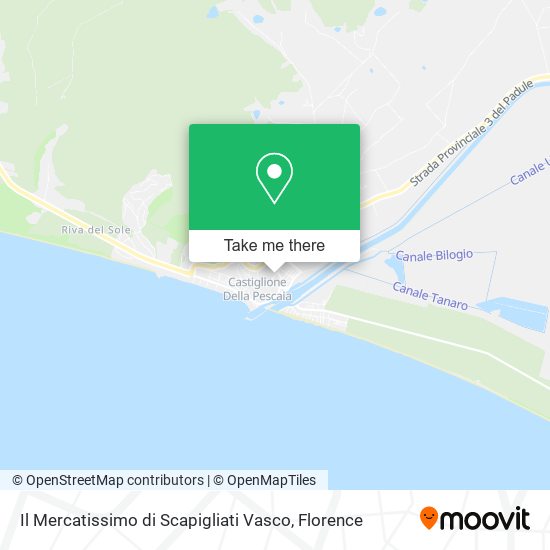 Il Mercatissimo di Scapigliati Vasco map