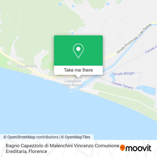 Bagno Capezzolo di Malenchini Vincenzo Comunione Ereditaria map