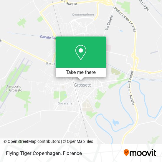 Flying Tiger Copenhagen map