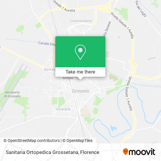 Sanitaria Ortopedica Grossetana map