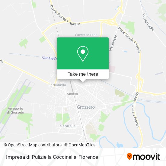 Impresa di Pulizie la Coccinella map