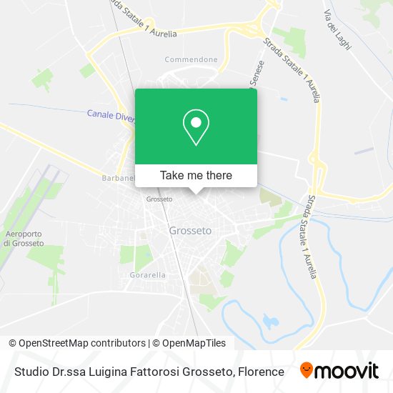 Studio Dr.ssa Luigina Fattorosi Grosseto map