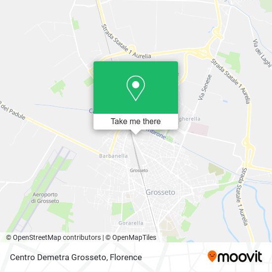 Centro Demetra Grosseto map