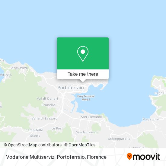 Vodafone Multiservizi Portoferraio map