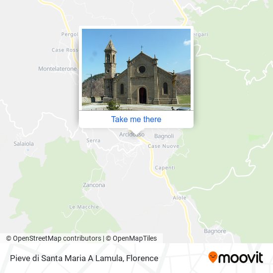 Pieve di Santa Maria A Lamula map