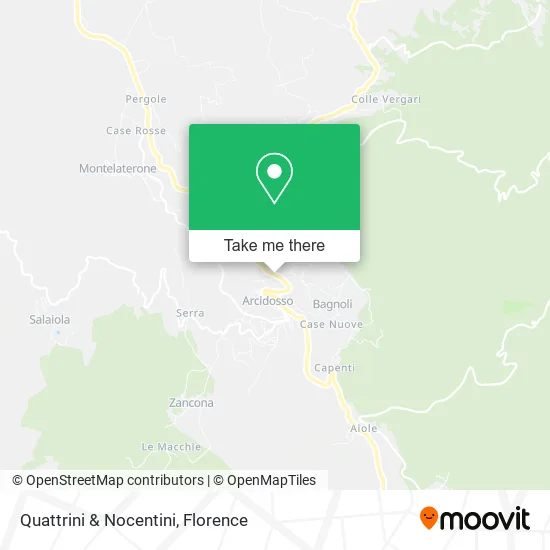 Quattrini & Nocentini map