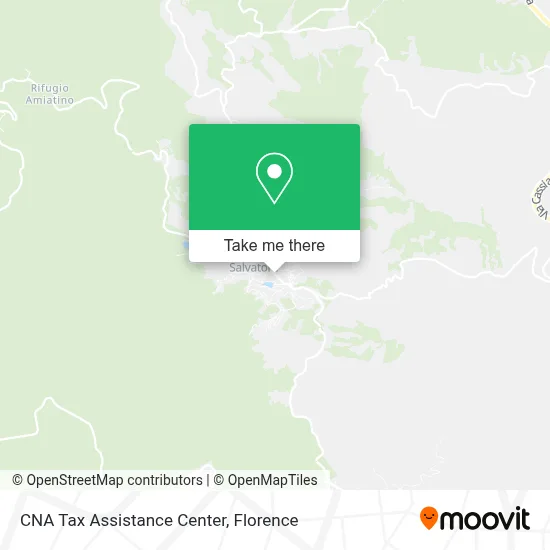 CNA Tax Assistance Center map