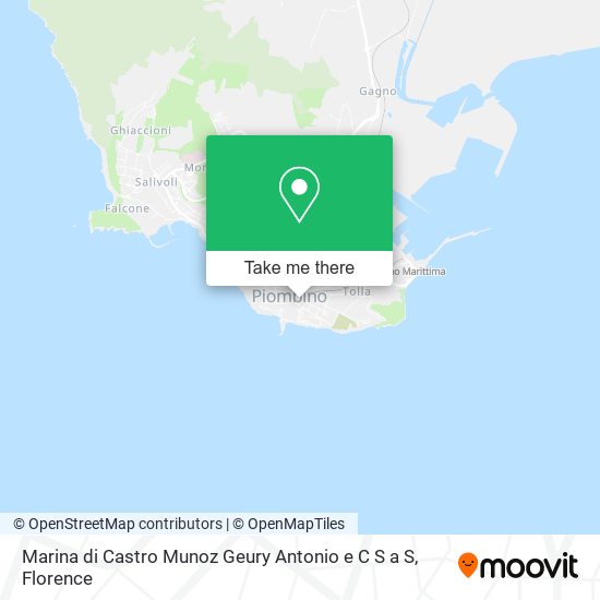 Marina di Castro Munoz Geury Antonio e C S a S map