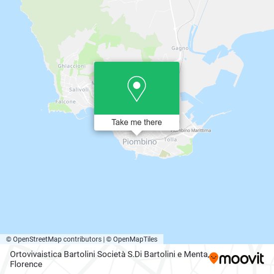 Ortovivaistica Bartolini Società S.Di Bartolini e Menta map