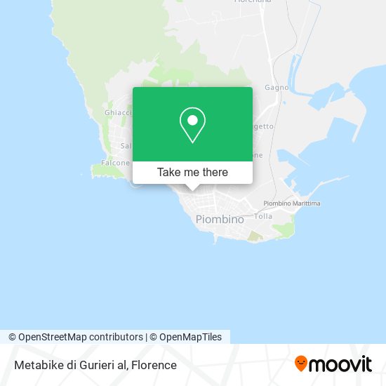 Metabike di Gurieri al map