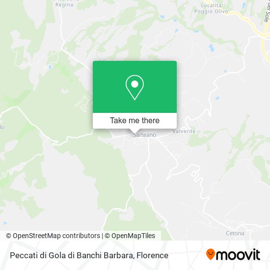 Peccati di Gola di Banchi Barbara map