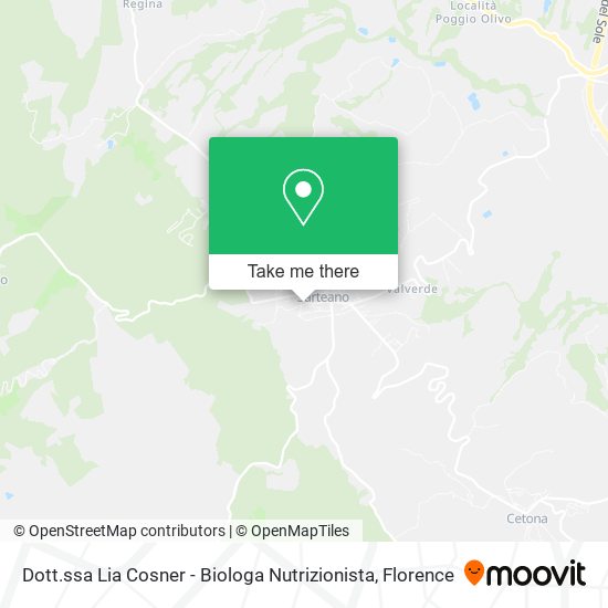 Dott.ssa Lia Cosner - Biologa Nutrizionista map