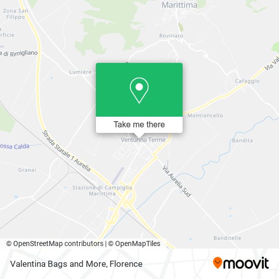 Valentina Bags and More map