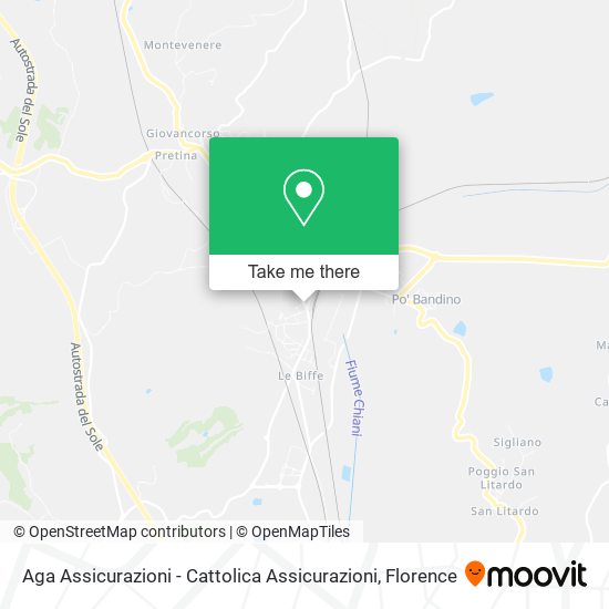 Aga Assicurazioni - Cattolica Assicurazioni map