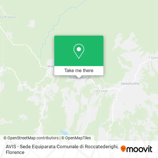 AVIS - Sede Equiparata Comunale di Roccatederighi map