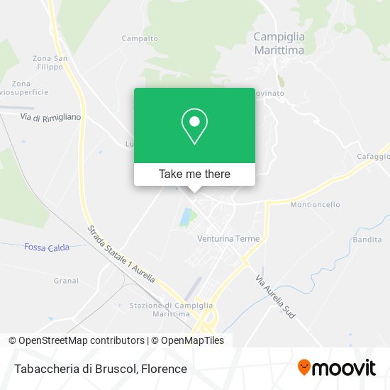 Tabaccheria di Bruscol map