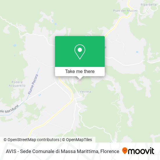 AVIS - Sede Comunale di Massa Marittima map