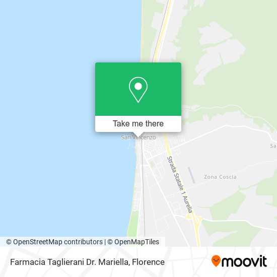 Farmacia Taglierani Dr. Mariella map