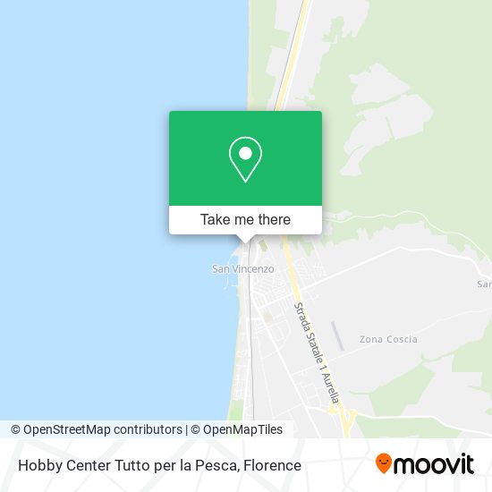 Hobby Center Tutto per la Pesca map