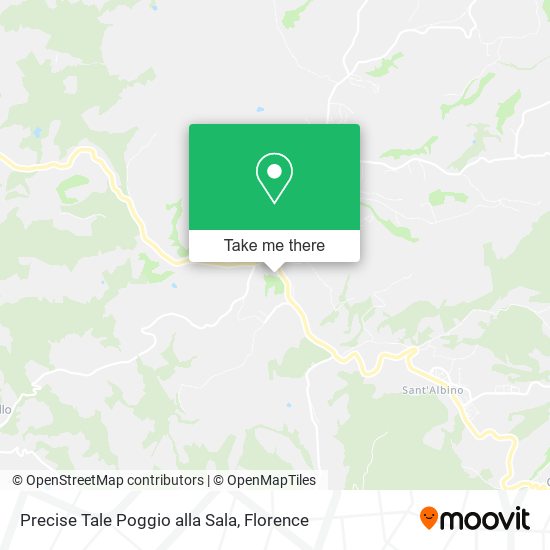 Precise Tale Poggio alla Sala map