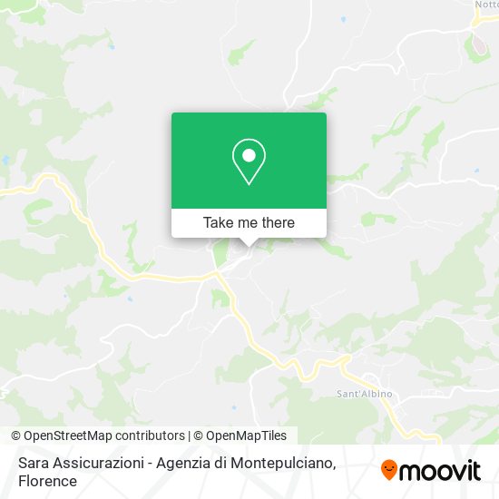 Sara Assicurazioni - Agenzia di Montepulciano map