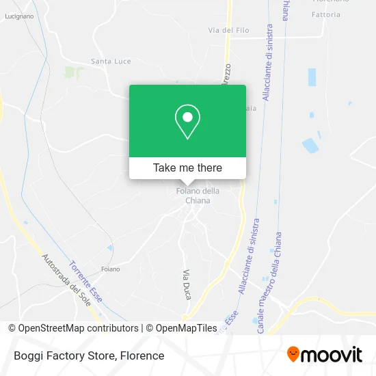 Boggi Factory Store map