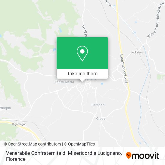 Venerabile Confraternita di Misericordia Lucignano map