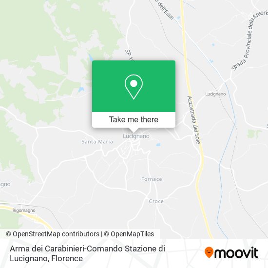 Arma dei Carabinieri-Comando Stazione di Lucignano map