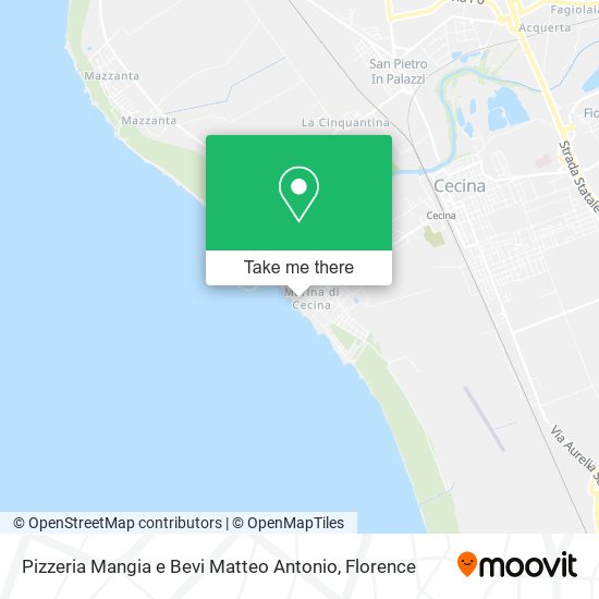 Pizzeria Mangia e Bevi Matteo Antonio map