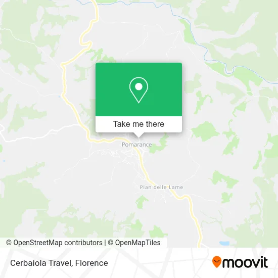 Cerbaiola Travel map