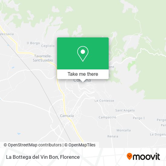 La Bottega del Vin Bon map