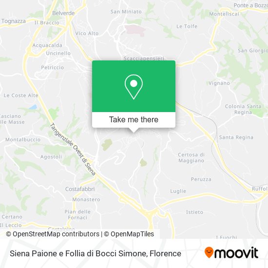 Siena Paione e Follia di Bocci Simone map