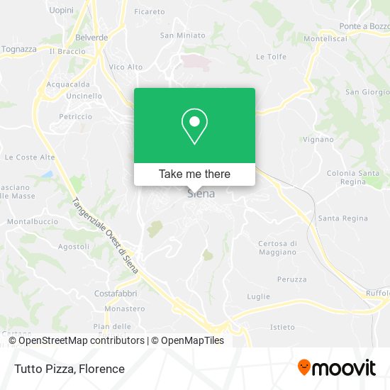 Tutto Pizza map