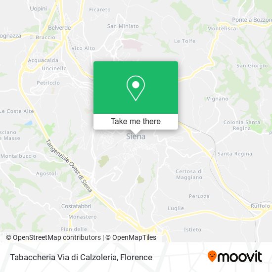 Tabaccheria Via di Calzoleria map