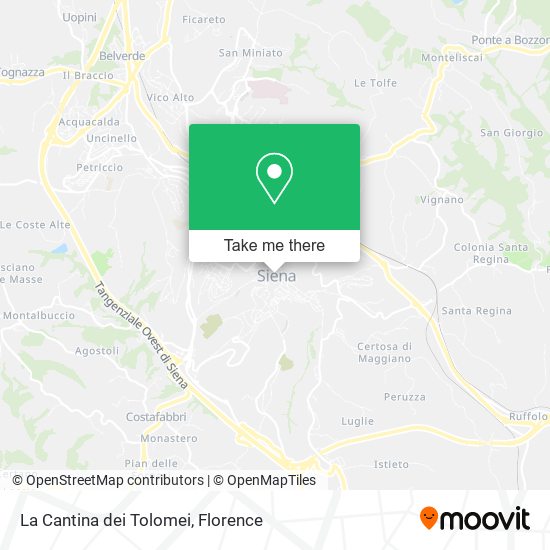 La Cantina dei Tolomei map