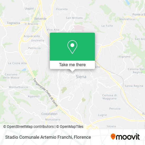 Stadio Comunale Artemio Franchi map