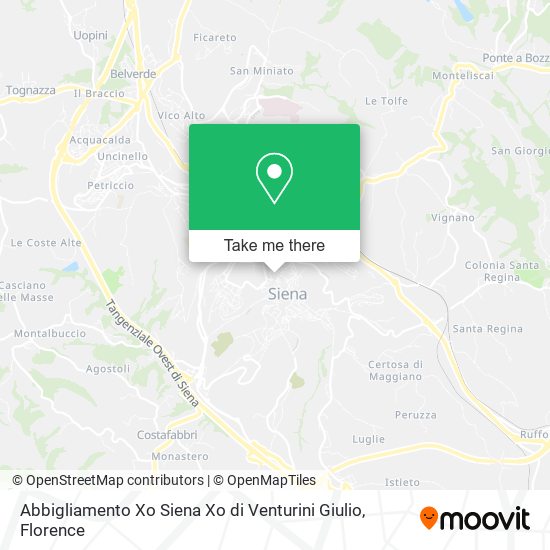 Abbigliamento Xo Siena Xo di Venturini Giulio map