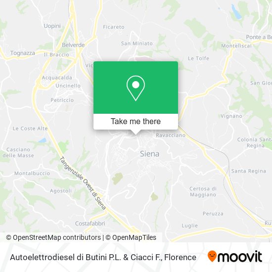 Autoelettrodiesel di Butini P.L. & Ciacci F. map