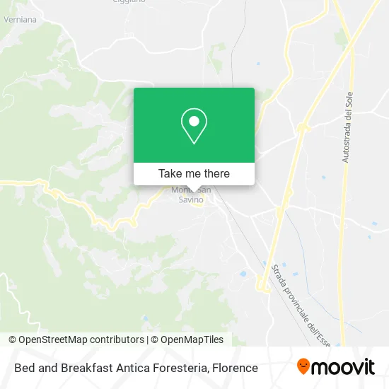 Bed and Breakfast Antica Foresteria map