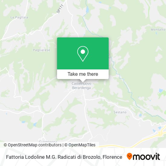 Fattoria Lodoline M.G. Radicati di Brozolo map