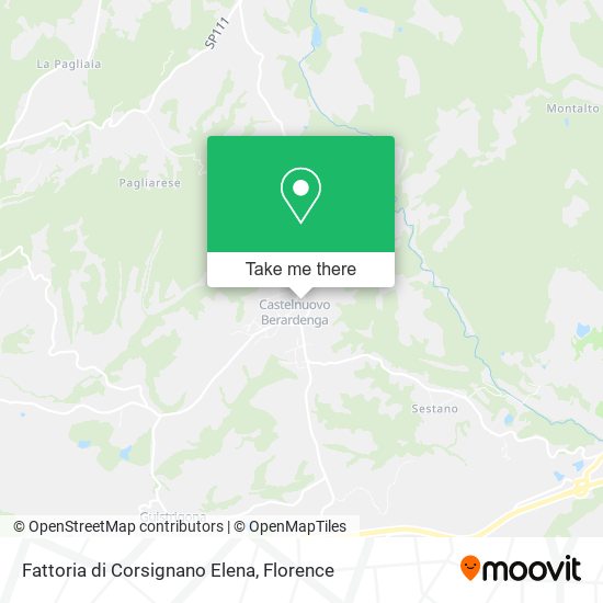 Fattoria di Corsignano Elena map