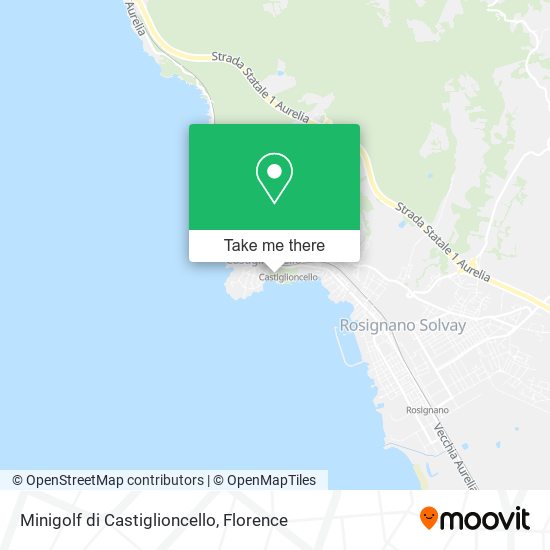 Minigolf di Castiglioncello map