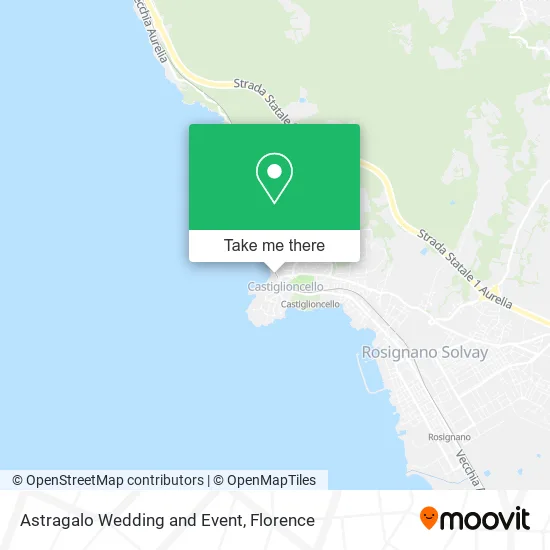 Astragalo Wedding and Event map