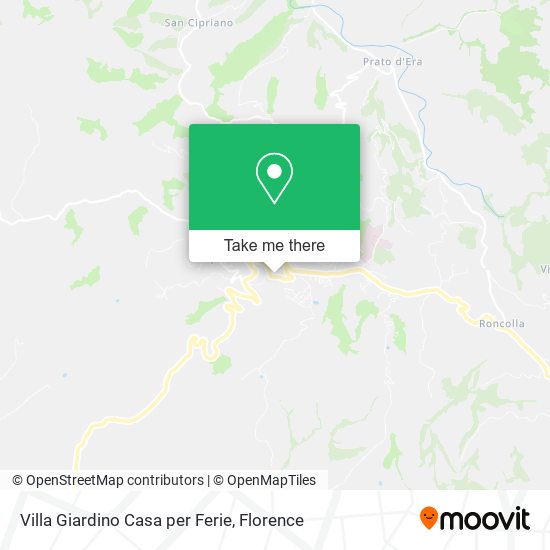 Villa Giardino Casa per Ferie map