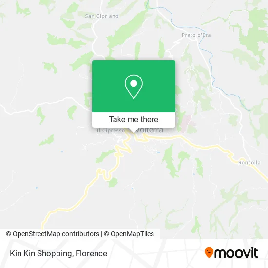 Kin Kin Shopping map