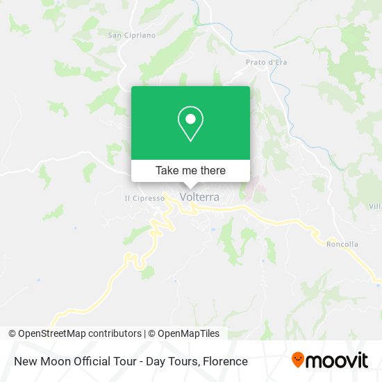 New Moon Official Tour - Day Tours map