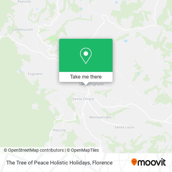 The Tree of Peace Holistic Holidays map