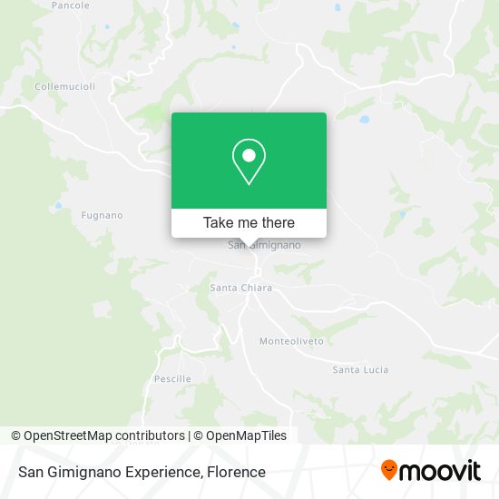 San Gimignano Experience map