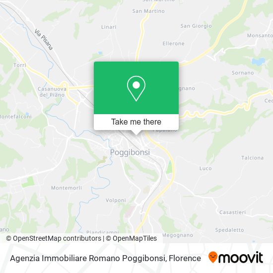 Agenzia Immobiliare Romano Poggibonsi map